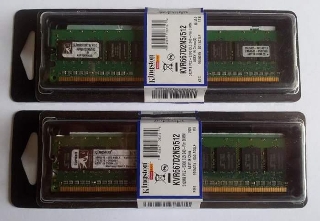 zoom immagine (Memoria RAM tipo DDR2-667, 1 GB, (2 x 512 MB),)