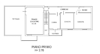 zoom immagine (Casa singola 160 mq, soggiorno, 3 camere, zona Villa Estense - Centro)