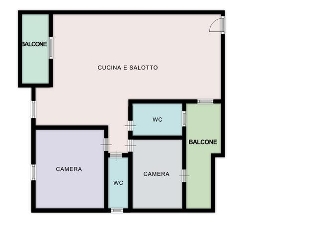 zoom immagine (Appartamento 100 mq, soggiorno, 2 camere, zona Licola)